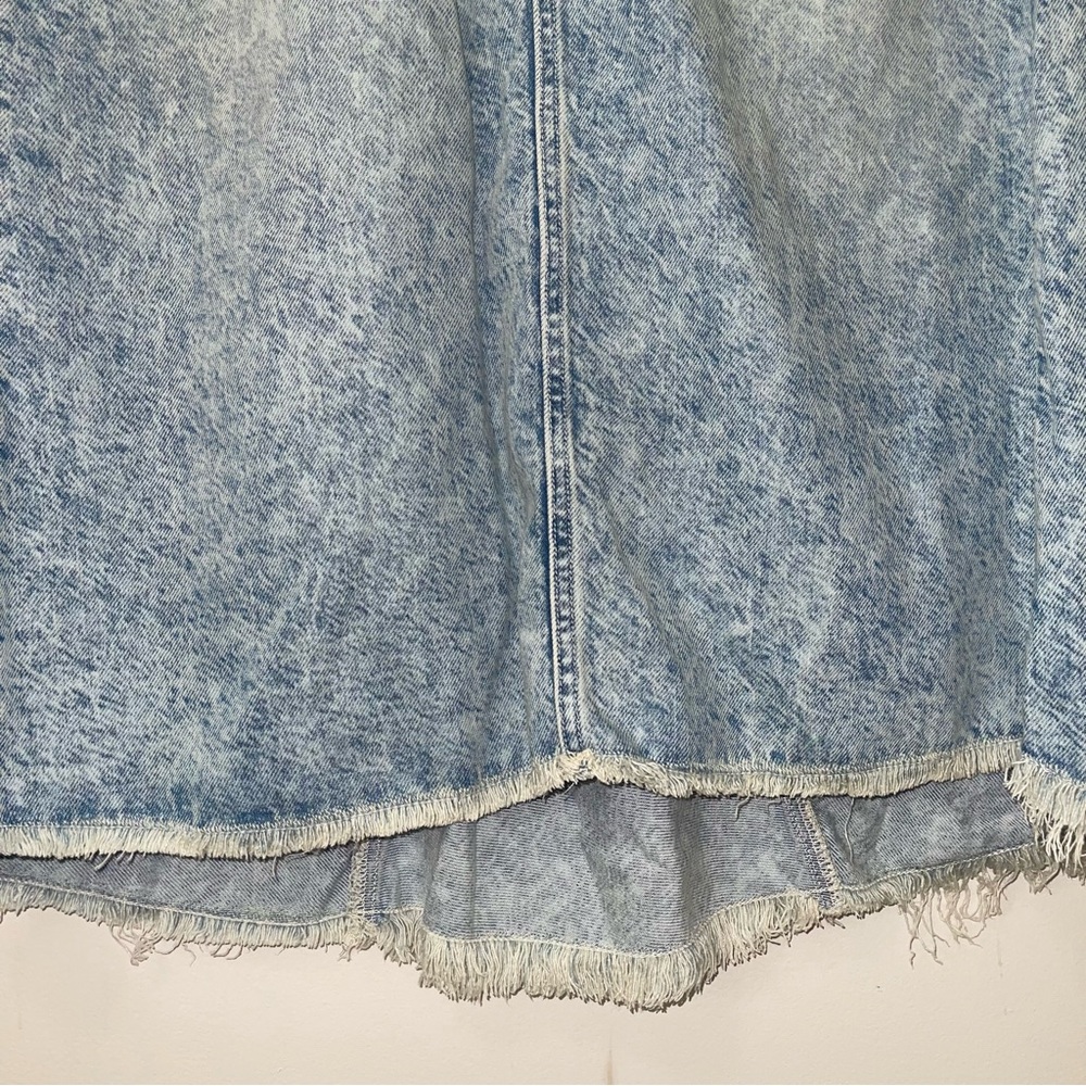 Current Elliott THE MEGAN Denim MAXI SKIRT - Picture 6 of 9